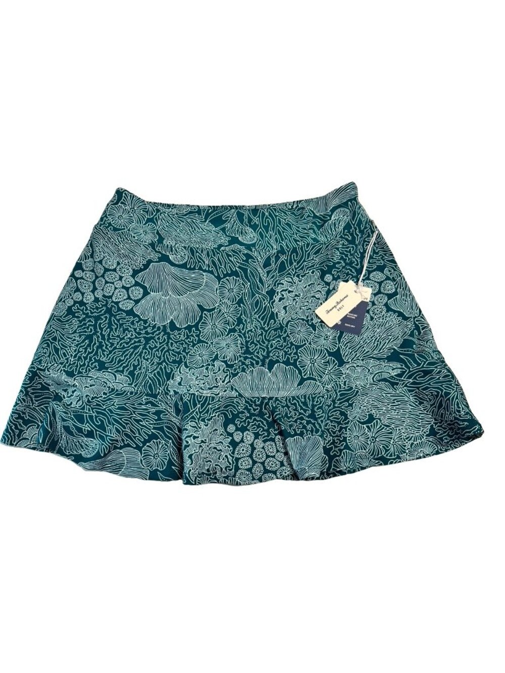 NWT Tommy Bahama Woman M Tennis Golf pickleball skort Stretch pullon Beach Ocean